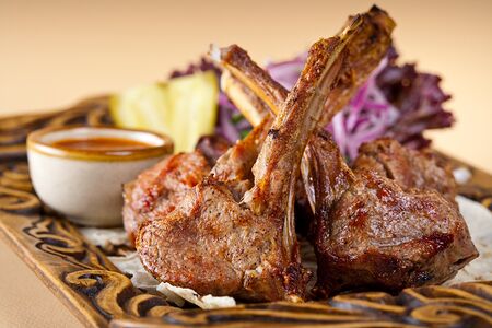 Шашлык из корейки баранины