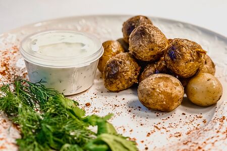 Картофель на углях