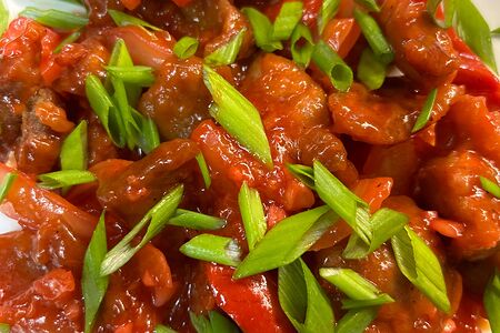 Свинина в кисло-сладком соусе