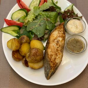 Стейк из палтуса