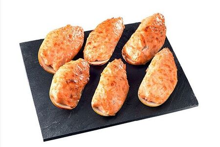 Мидии с сырным соусом