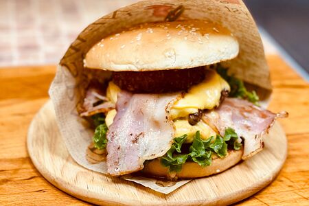 Бургер Двойной сыр