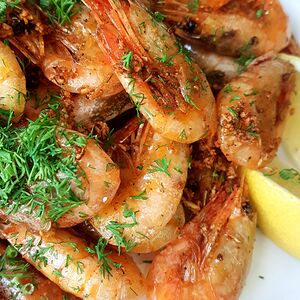 Жареные креветки