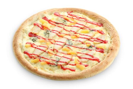 Пицца с брусникой и курицей фирменная 30 см