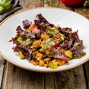 Салат из семги