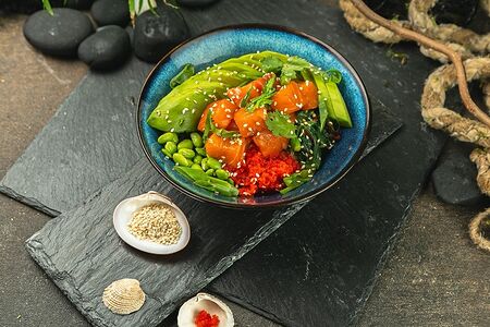 Поке с лососем