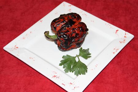 Перец болгарский на мангале