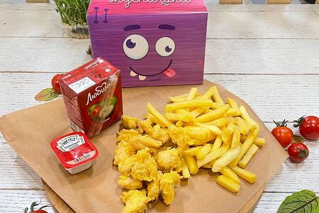 Сканди Милл с куриным попкорном