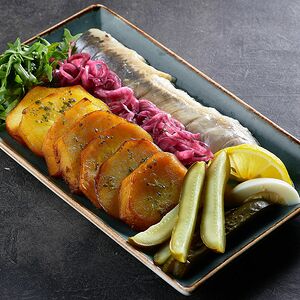 Сельдь с картофелем