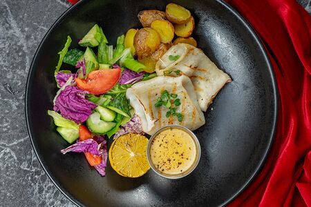 Кальмар на гриле