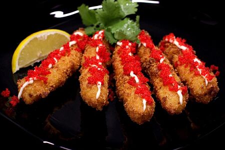 Тигровые креветки в темпуре