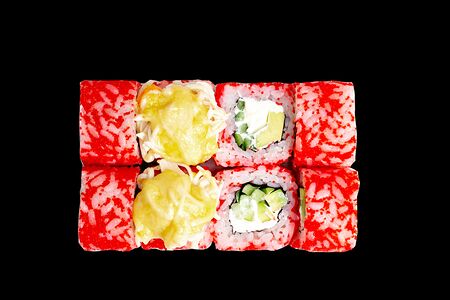 Запеченный с креветкой