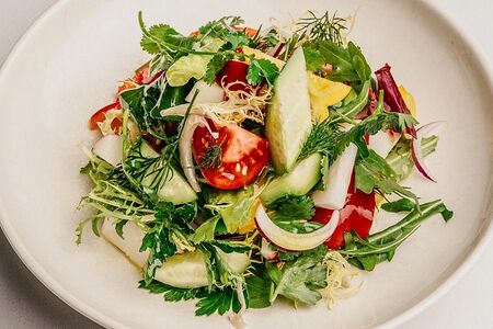 Домашний овощной салат