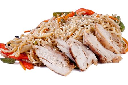 Удон с курицей