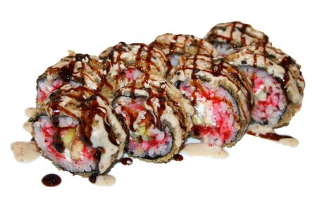 Хрустящий ролл с угрем