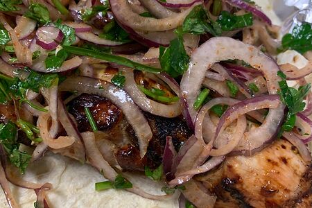 Шашлык из бараньей мякоти