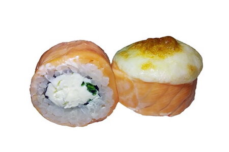 Запеченный ролл Филадельфия