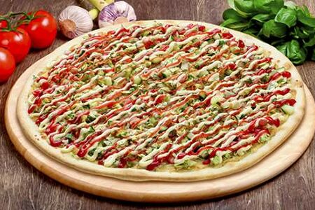 Пицца Аль-Шам (тонкое тесто)