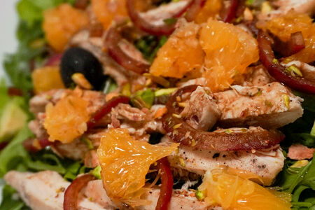 Курочка с апельсинами