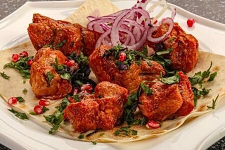 Шашлык из cвинoй шейки