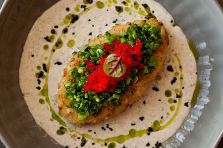 Рыбная котлета в трюфельном соусе