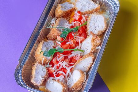 Mac & Cheese Хрустящая курочка