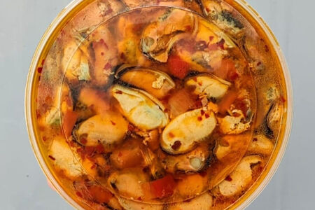 Мидии в соусе Таиланд