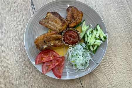 Шашлык из свиных ребрышек