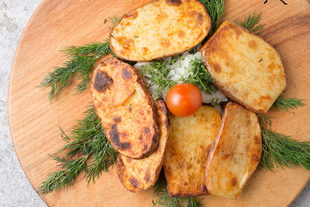 Картофель на мангале