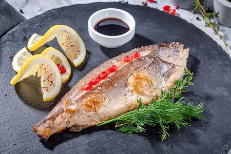 Форель на углях