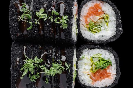 Кранч ролл с лососем