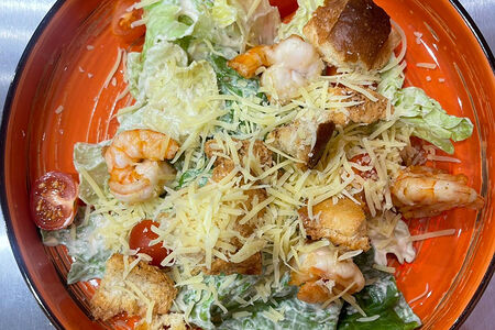 Цезарь с креветками