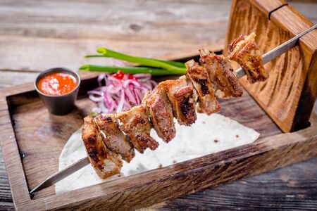 Шашлык из баранины (семечки)