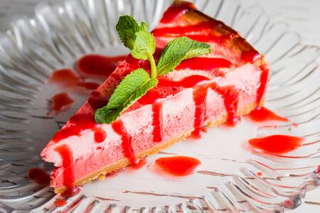 Чизкейк клубничный