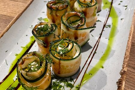 Рулетики из сёмги