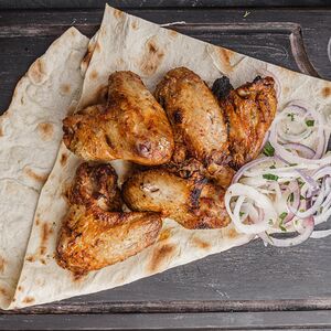 Шашлык из куриных крыльев