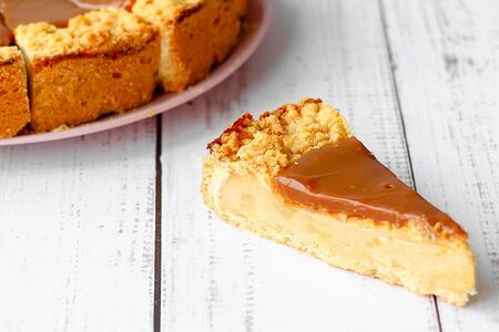 Пирог Карамельно-яблочный