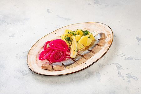 Сельдь с картофелем