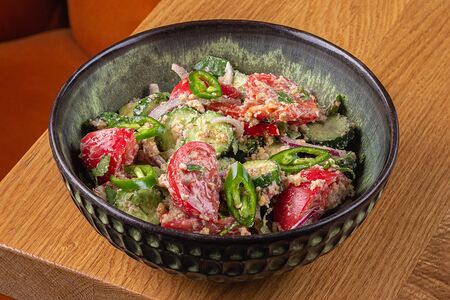 Овощи и ореховая паста