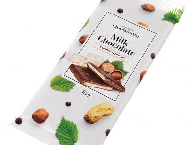 Шоколад nutmix nougat Коммунарка Milk 85г
