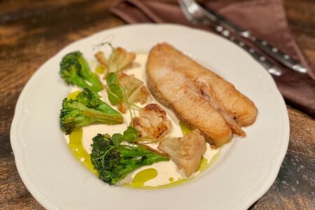 Стейк из палтуса