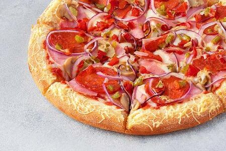 Пицца Дракон на толстом с сыром