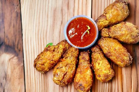 Куриные крылья темпура