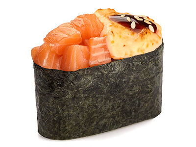 Суши лосось хот