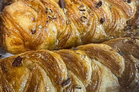 Слойка с домашним творогом