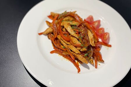 Курица с овощами