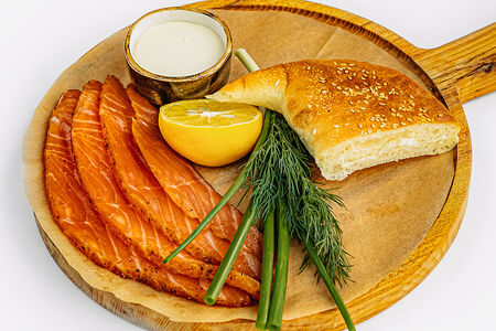 Слабосолёный лосось