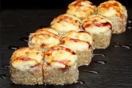 Запеченный ролл Три сыра