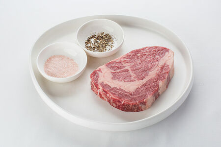 Брянский рибай, розовая соль