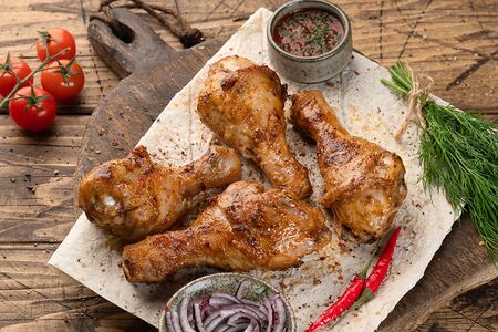 Шашлык из куриной голени